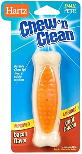 Hartz Chew'n Clean Tuff Bone Bacon Flavored Small Dog Toy (Pack of 2)2