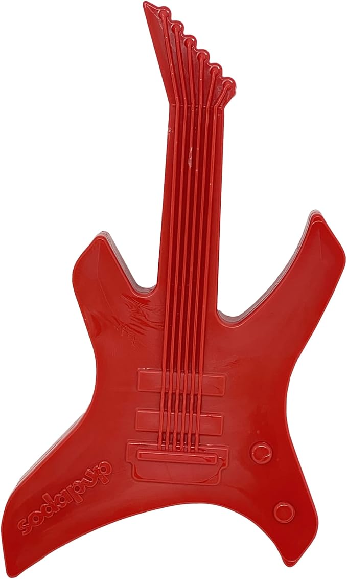 SodaPup Electric Guitar – Durable Dog Chew Toy Made in USA from Non-Toxic, Pet Safe, Food Safe Nylon Material for Mental Stimulation, Clean Teeth, Fresh Breath, Problem Chewing, Calming Nerves & More