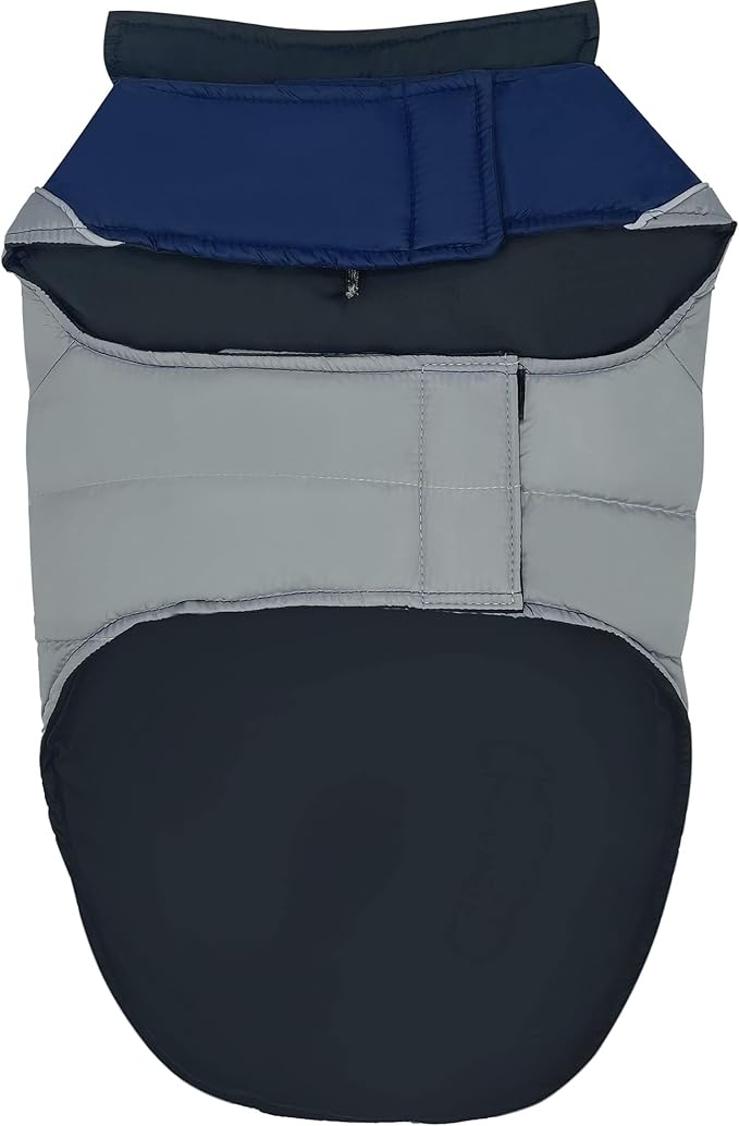 Pets First Collegiate Penn State Nittany Lions Puffer Vest for Dogs & Cats. Size Large. Warm, Cozy, and Waterproof Dog Coat, for Small and Large Dogs/Cats.