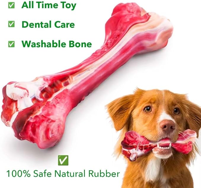 Dog Chew Toy, Washable Dental Care Bone, Durable All-Time Pet Toy