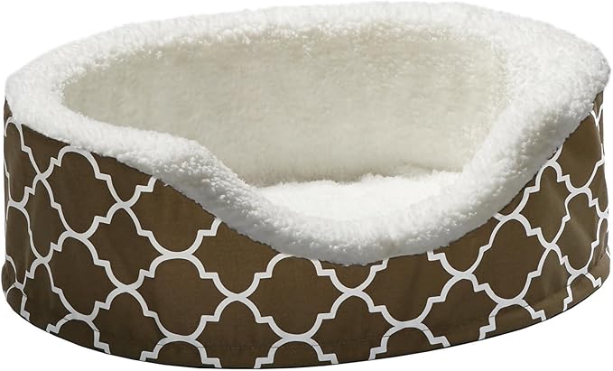 MidWest Homes for Pets Orthoperdic Egg-Crate Nesting Pet Bed w/ Teflon Fabric Protector, XS Brown