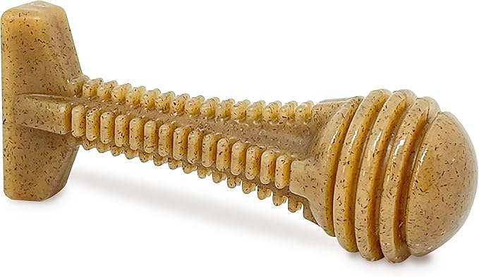 SodaPup Honey Bone Dental Tower – Durable Dog Chew Toy Made in USA from Non-Toxic, Pet Safe, Food Safe Nylon Material for Mental Stimulation, Clean Teeth, Fresh Breath, Problem Chewing, & More
