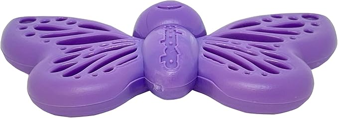 SodaPup Butterfly – Durable Dog Chew Toy Made in USA from Non-Toxic, Pet Safe, Food Safe Nylon Material for Mental Stimulation, Clean Teeth, Fresh Breath, Problem Chewing, Calming Nerves & More