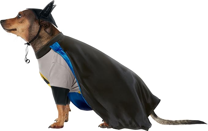 Rubie's DC Comics Batman Shirt with Cape Pet Costume, Large