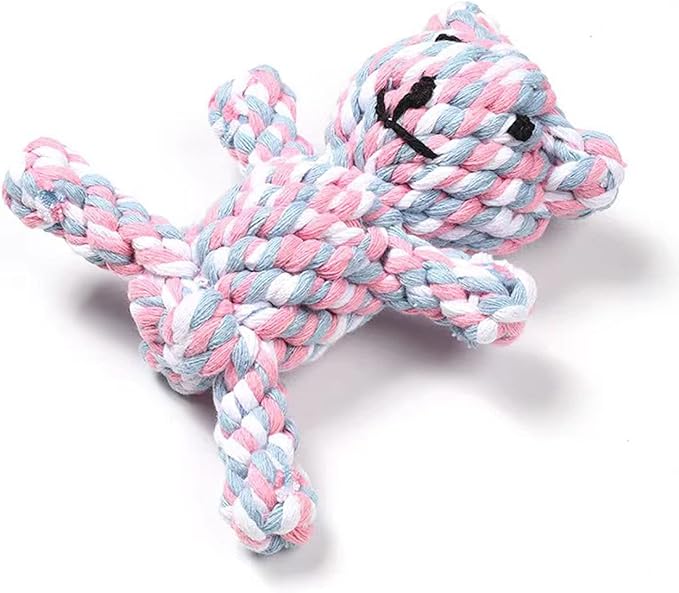 Dog Toys Puppy Teething Chew Toys,Pet Toys,Dog Chew Toys Cat Chew Toy,Safe Braided Dog Rope Toys Healthy Handmade Gift
