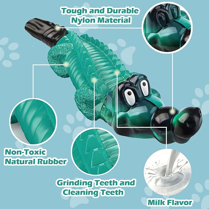 Dog Toys for Aggresive Chewers:Tough Dog Toys for Large Dogs - Indestructible Dog Toy- Heavy Duty Dog Toys for Small/Medium/Large Dogs Breed to Keep Them Busy
