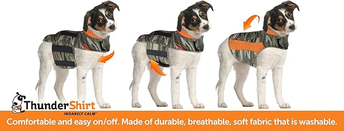 ThunderShirt for Dogs, Medium, Pink Polo - Dog Anxiety Vest