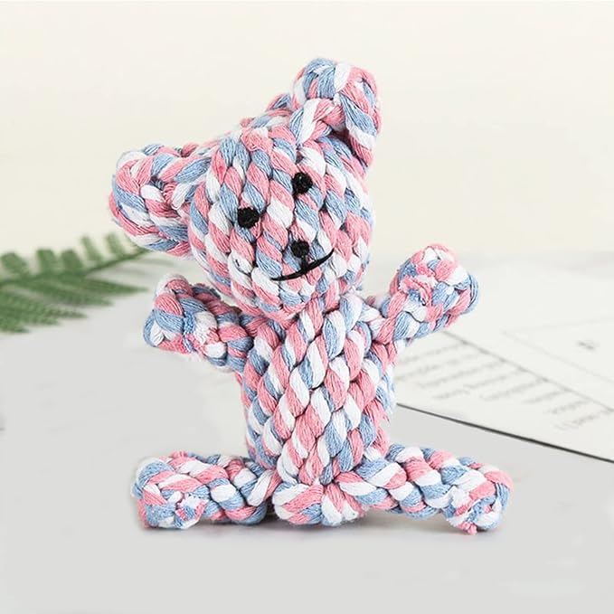 Dog Toys Puppy Teething Chew Toys,Pet Toys,Dog Chew Toys Cat Chew Toy,Safe Braided Dog Rope Toys Healthy Handmade Gift