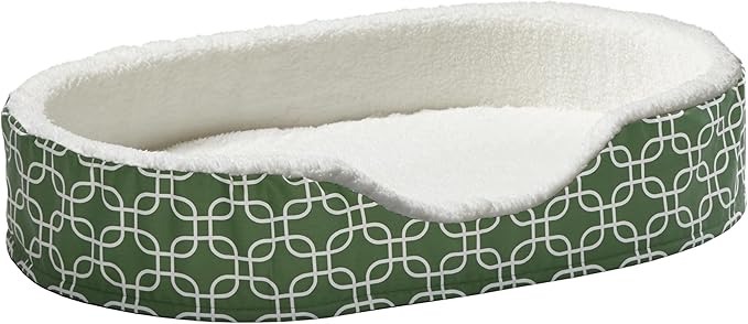 MidWest Homes for Pets Orthoperdic Egg-Crate Nesting Pet Bed w/Teflon Fabric Protector, XL Green