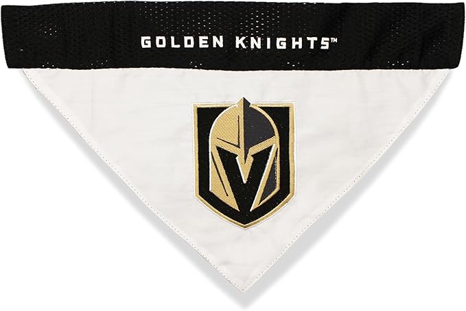 NHL LAS VEGAS GOLDEN KNIGHTS BANDANA for DOGS & CATS, Large/X-Large. - Cute & Stylish Bandana! The Perfect HOCKEY FAN Scarf Bandana, great for Birthdays or any Party!