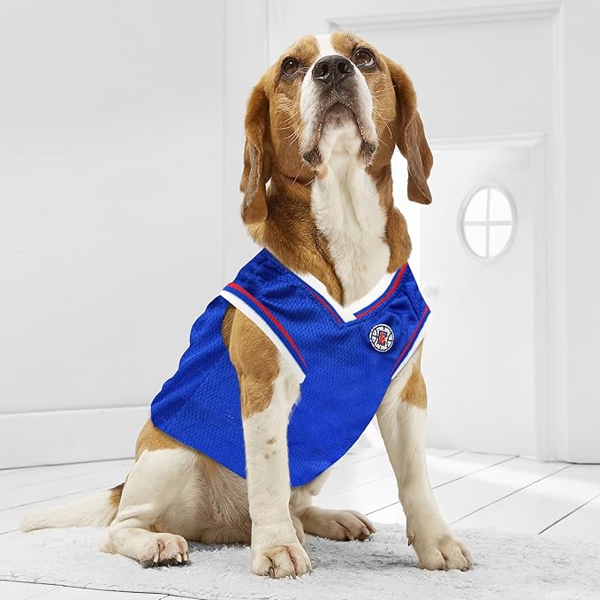 Pets First NBA LOS ANGELES CLIPPERS DOG Jersey, Small - Tank Top Basketball Pet Jersey