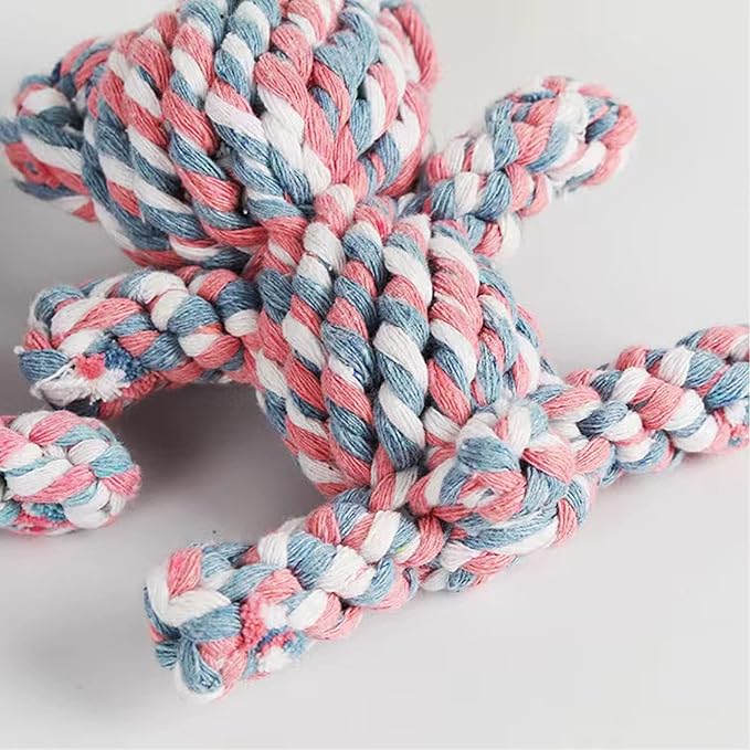 Dog Toys Puppy Teething Chew Toys,Pet Toys,Dog Chew Toys Cat Chew Toy,Safe Braided Dog Rope Toys Healthy Handmade Gift