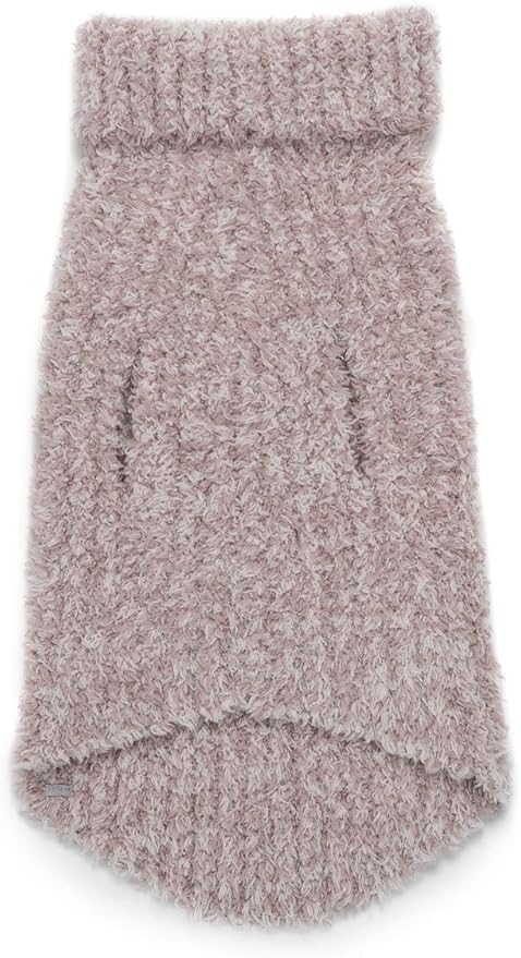 Barefoot Dreams CozyChic Ribbed Pet Sweater, Dog Clothes- Vintage Rose-Ballet Pink