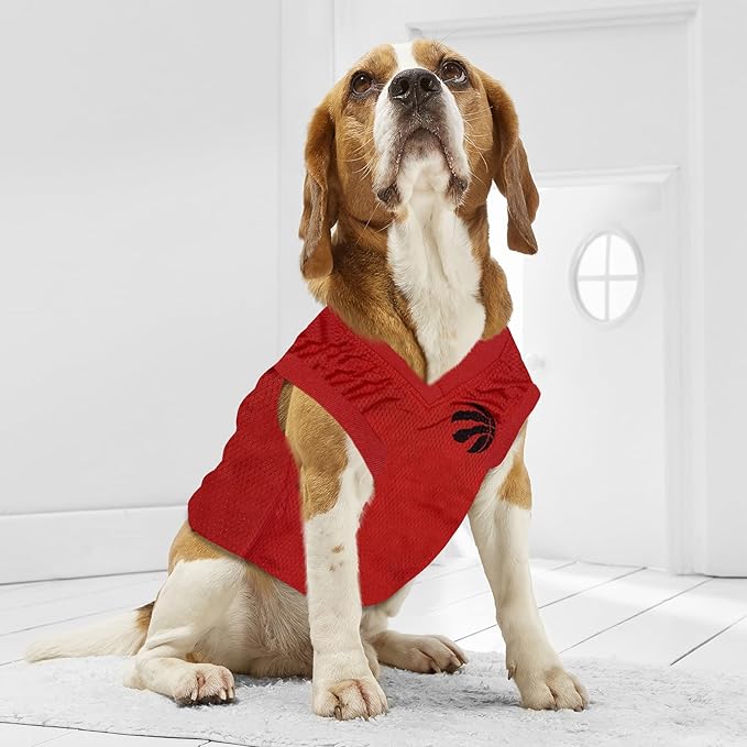 Pets First NBA Toronto Raptors Dog Jersey - Tank Top Basketball Pet Jersey, Small (RAP-4047-SM)