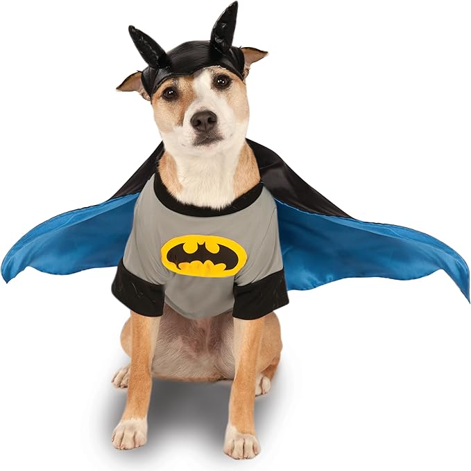 Rubie's DC Comics Batman Shirt with Cape Pet Costume, Small
