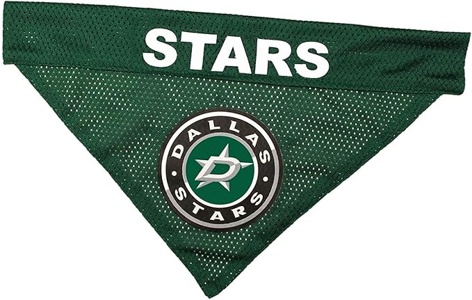 NHL DALLAS STARS BANDANA for DOGS & CATS, Small/Medium. - Cute & Stylish Bandana! The Perfect HOCKEY FAN Scarf Bandana, great for Birthdays or any Party!
