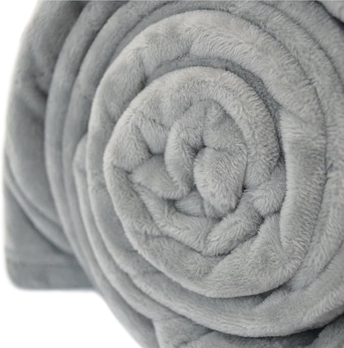 PetFusion Premium Dog & Cat Blanket | Ultra Soft Pet Blanket Available in Plush or Quilted; 2 Colors (Grey; Brown) | Perfect for Small Dogs & Large Dogs