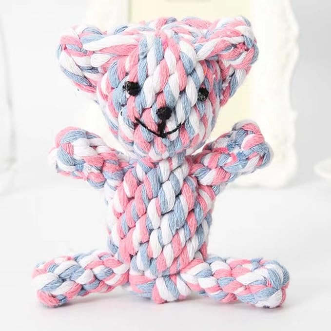 Dog Toys Puppy Teething Chew Toys,Pet Toys,Dog Chew Toys Cat Chew Toy,Safe Braided Dog Rope Toys Healthy Handmade Gift
