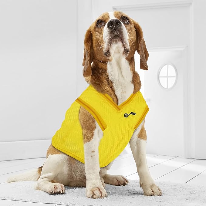 Pets First NBA Utah Jazz Dog Jersey, Small- Tank Top Basketball Pet Jersey