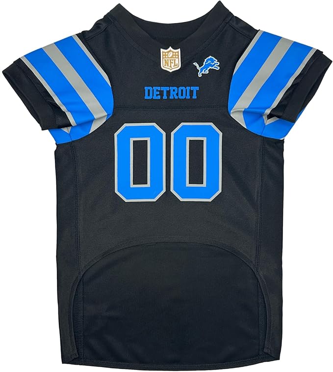 NFL Detroit Lions Color Rush Dog Jersey, Size: X-Small. Color Rush Jersey, Cool and Sporty Dog Shirt, Best Football Jersey Costume for Dogs & Cats. Licensed Jersey Shirt