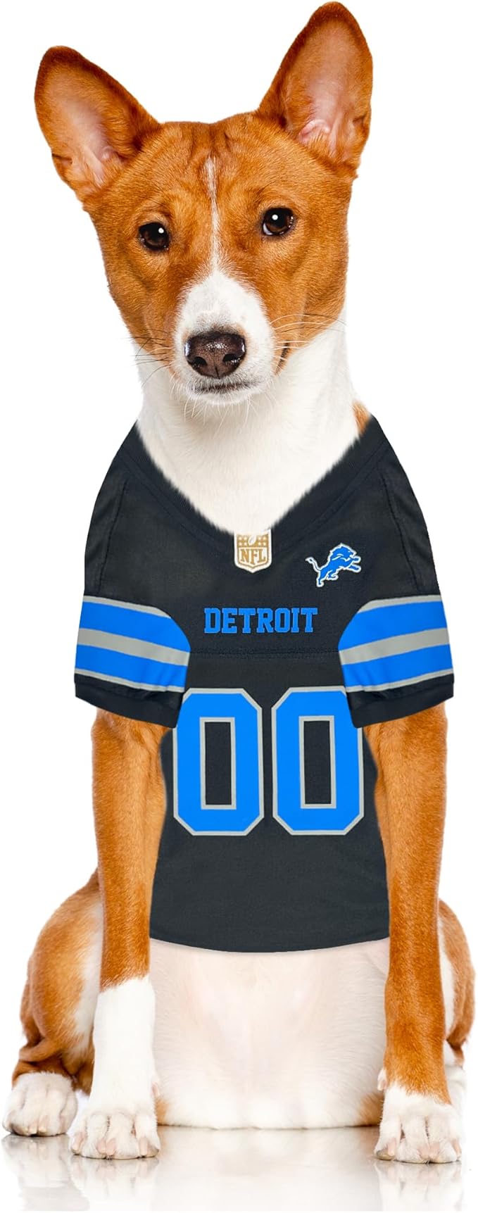 NFL Detroit Lions Color Rush Dog Jersey, Size: X-Small. Color Rush Jersey, Cool and Sporty Dog Shirt, Best Football Jersey Costume for Dogs & Cats. Licensed Jersey Shirt
