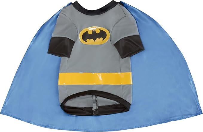 Rubie's DC Comics Batman Shirt with Cape Pet Costume, Large