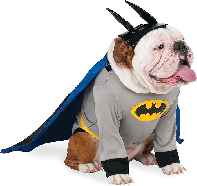 Rubie's DC Comics Batman Shirt with Cape Pet Costume, Large