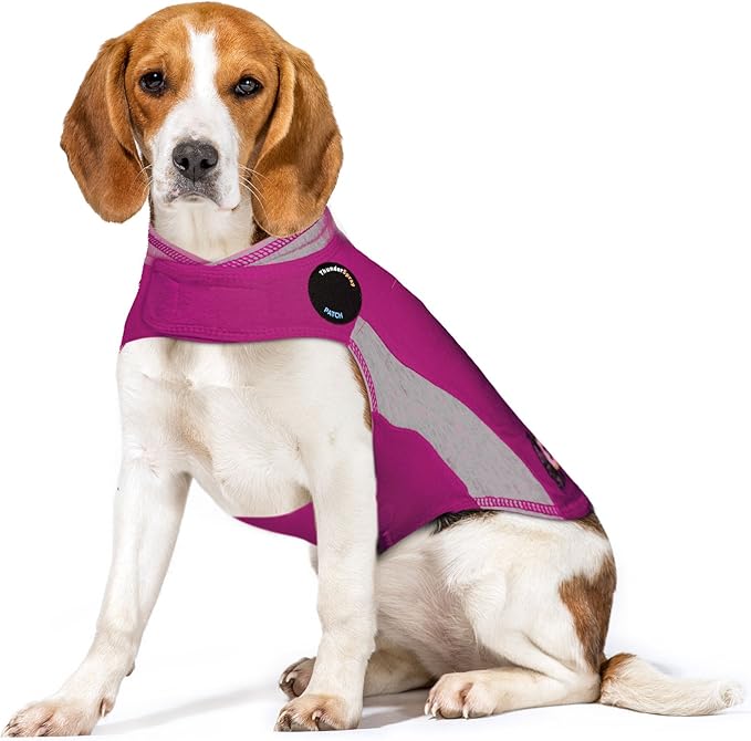 ThunderShirt for Dogs, Medium, Pink Polo - Dog Anxiety Vest