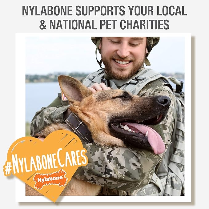 Nylabone Double Bone Power Chew Toy for Dogs, Dog Toys for Aggressive Chewers, Bacon Flavor, X-Large - 50+ lbs, 1 Count