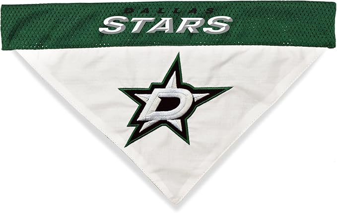 NHL DALLAS STARS BANDANA for DOGS & CATS, Small/Medium. - Cute & Stylish Bandana! The Perfect HOCKEY FAN Scarf Bandana, great for Birthdays or any Party!