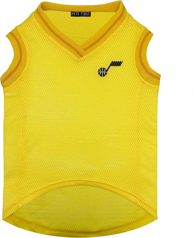 Pets First NBA Utah Jazz Dog Jersey, Small- Tank Top Basketball Pet Jersey