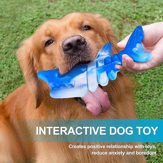KXK Durable Dog Chew Toys for Aggressive Chewers Large Medium Small Breed, Tough Dog Toys for Large Medium Small Dog and Puppies Teeth Cleaning, Pet Toy with Durable Nylon