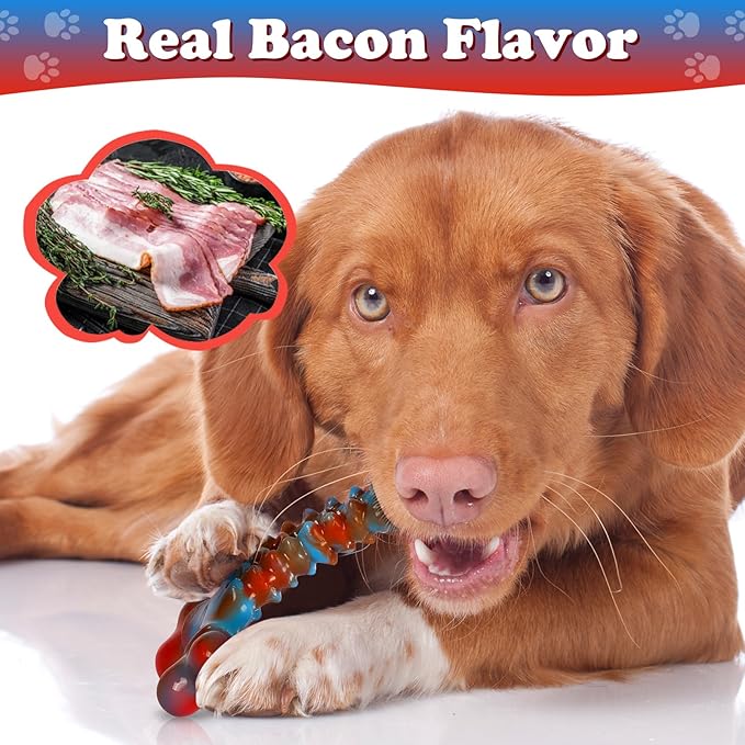 Tough Dog Chew Toys for Aggressive Chewers Small Medium Large Breed, Small Dog Toys for Aggressive Chewers, Indestructible Dog Toys for Small Dogs