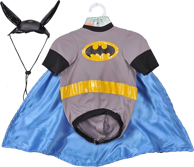 Rubie's DC Comics Batman Shirt with Cape Pet Costume, Small