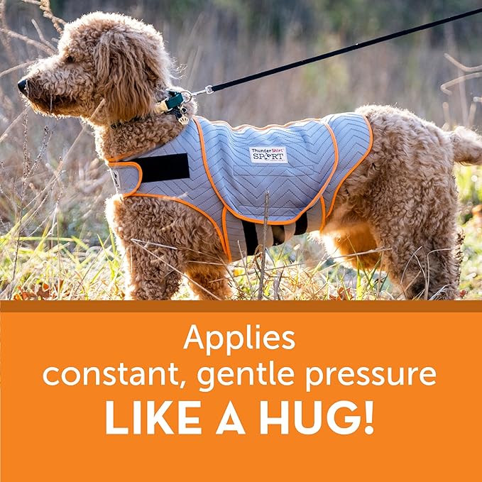 ThunderShirt for Dogs, Small, Platinum Sport - Dog Anxiety Relief Calming Vest