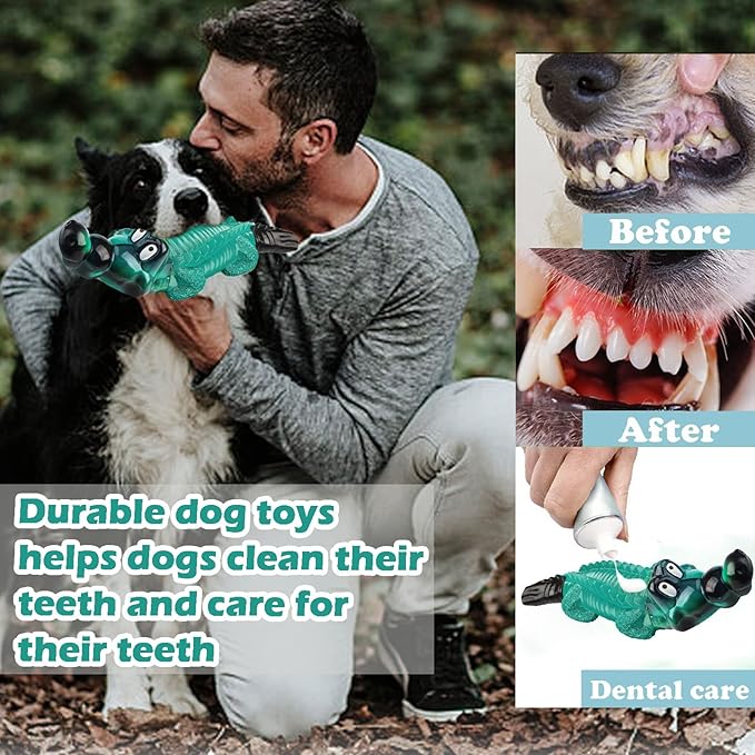 Dog Toys for Aggresive Chewers:Tough Dog Toys for Large Dogs - Indestructible Dog Toy- Heavy Duty Dog Toys for Small/Medium/Large Dogs Breed to Keep Them Busy