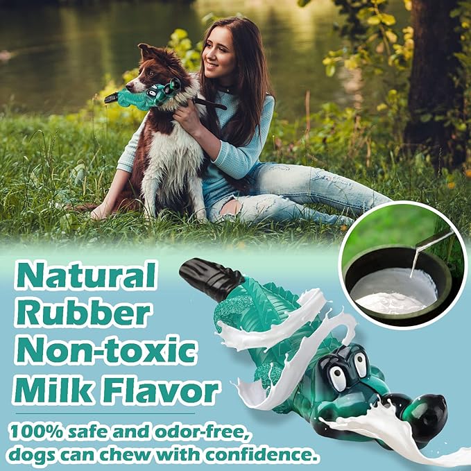 Dog Toys for Aggresive Chewers:Tough Dog Toys for Large Dogs - Indestructible Dog Toy- Heavy Duty Dog Toys for Small/Medium/Large Dogs Breed to Keep Them Busy