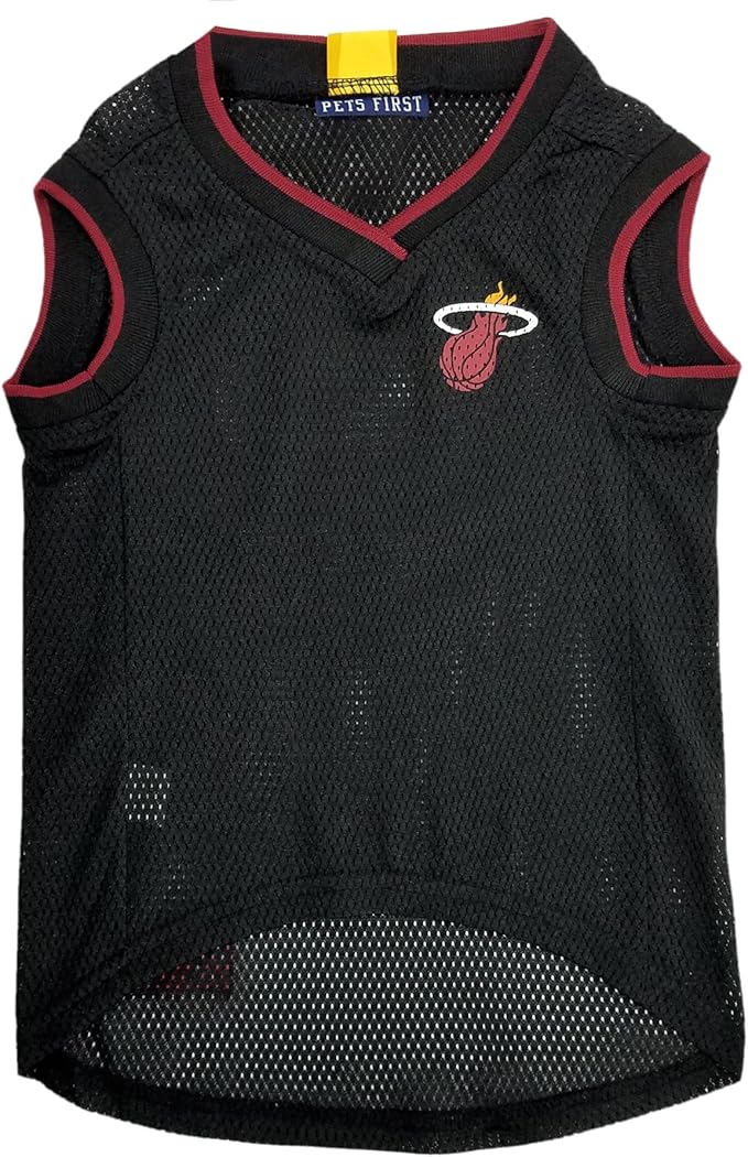 Pets First HEA-4047-XS Miami Heat Basketball Mesh Jersey