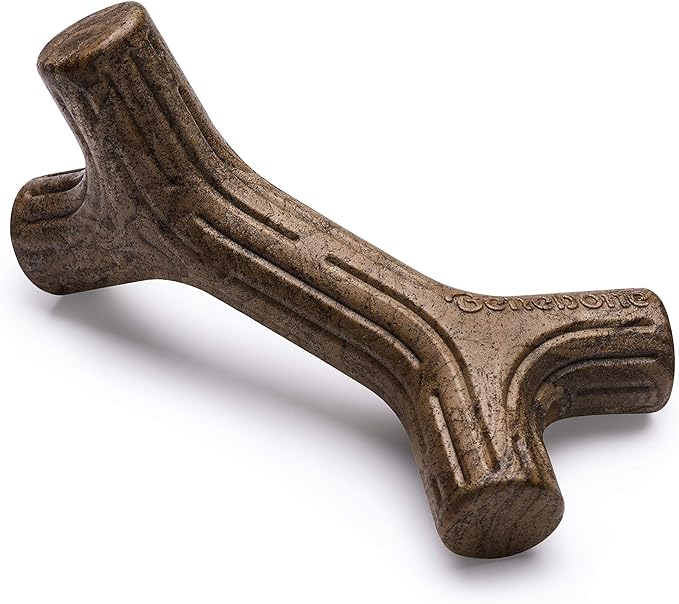 Benebone Maplestick Durable Dog Chew Toy for Aggressive Chewers, Real Maplewood, Made in USA, Small