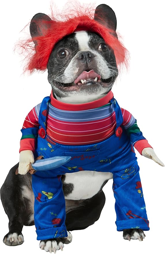Rubies Chucky Pet Costume Small for Themed Parties and Halloween