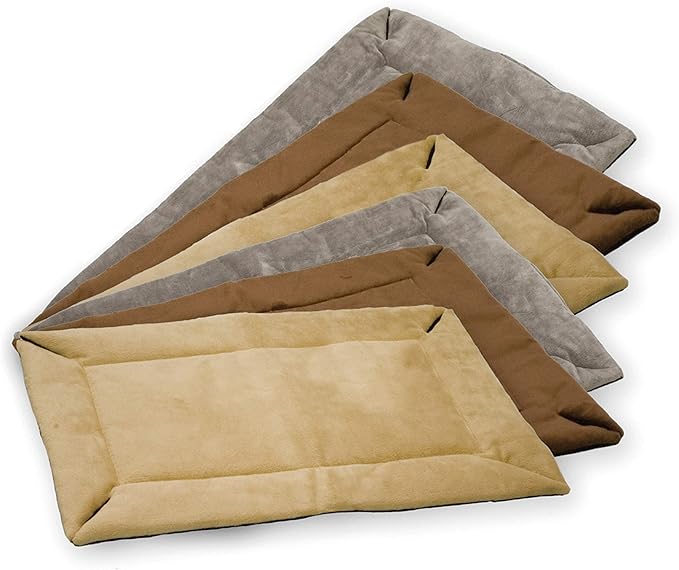 K&H Pet Products Self-Warming Dog Crate Pad, Large Self Heated Dog & Cat Bed Mat, Portable, Machine Washable, No Electric Needed, Adjustable Fit, Non-Slip Bottom - Large 37 X 25in Gray