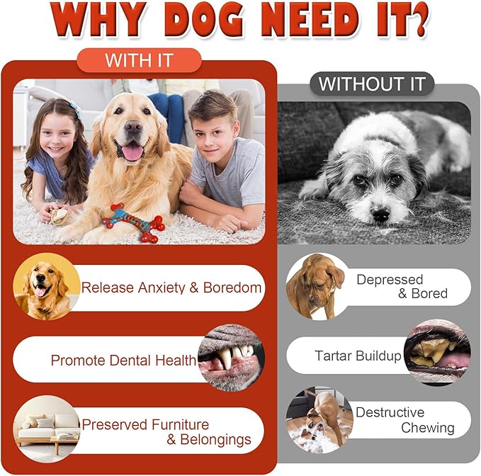 Tough Dog Chew Toys for Aggressive Chewers Small Medium Large Breed, Small Dog Toys for Aggressive Chewers, Indestructible Dog Toys for Small Dogs