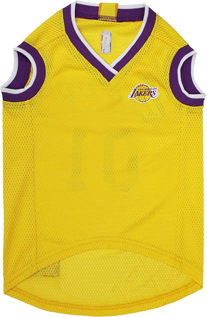 Pets First NBA LOS ANGELES LAKERS DOG Jersey, X-Large - Tank Top Basketball Pet Jersey