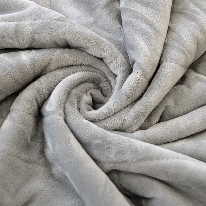 PetFusion Premium Dog & Cat Blanket | Ultra Soft Pet Blanket Available in Plush or Quilted; 2 Colors (Grey; Brown) | Perfect for Small Dogs & Large Dogs