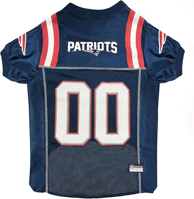New England Patriots Mesh Pet Jersey