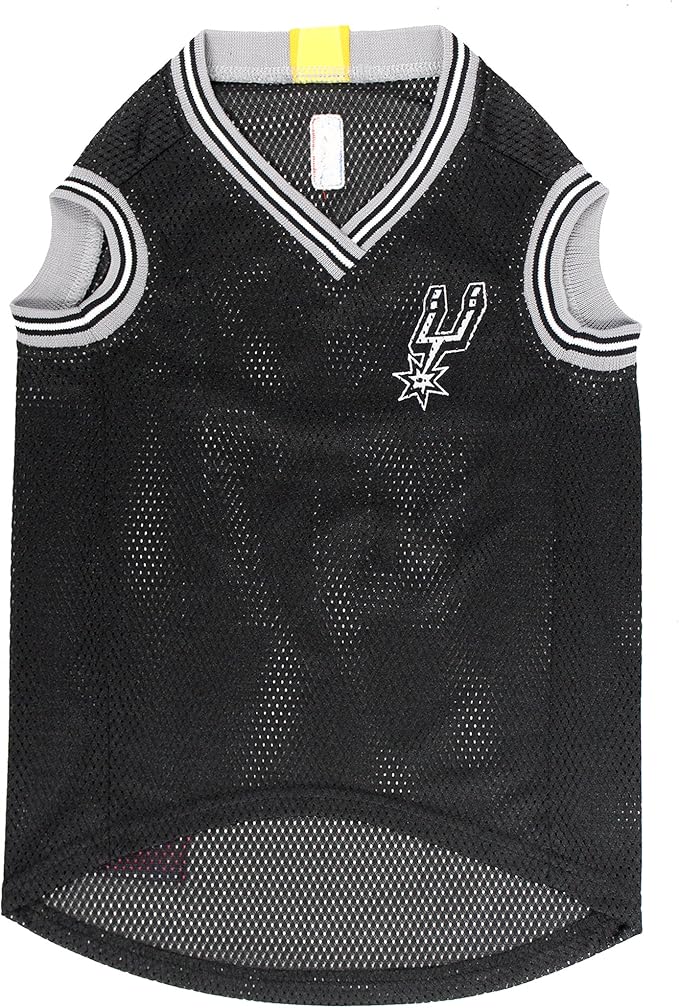 NBA SAN ANTONIO SPURS DOG Jersey, X-Large - Tank Top Basketball Pet Jersey