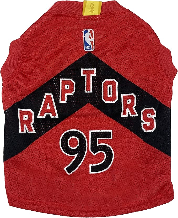 Pets First NBA Toronto Raptors Dog Jersey - Tank Top Basketball Pet Jersey, Small (RAP-4047-SM)