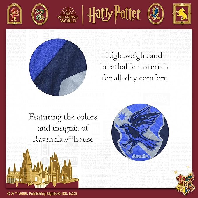 Harry Potter Ravenclaw Pet T-Shirt in Size Large | L Dog T-Shirt, Harry Potter Dog Shirt | Harry Potter Dog Apparel & Accessories for Hogwarts Houses, Ravenclaw