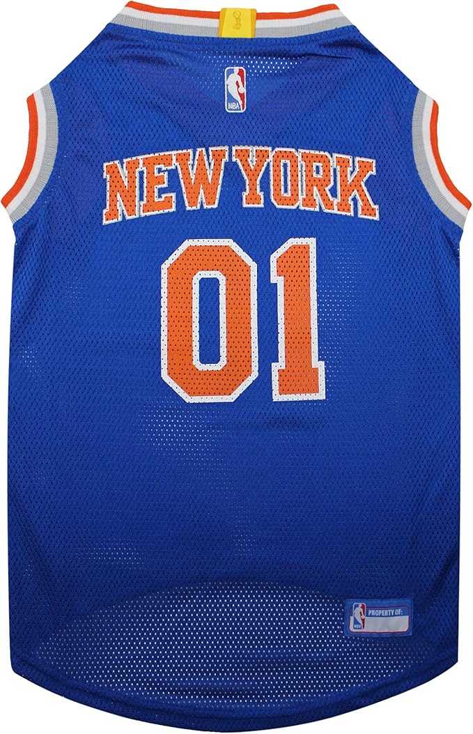 Pets First NBA NEW YORK KNICKS DOG Jersey, X-Small - Tank Top Basketball Pet Jersey