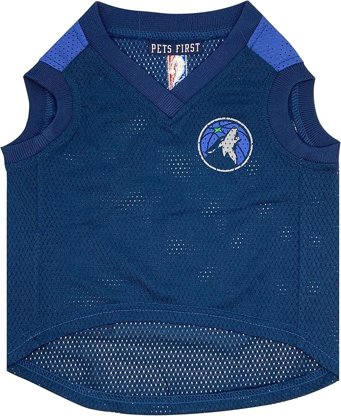 Pets First NBA Minnesota Timberwolves Dog Jersey, Small- Tank Top Basketball Pet Jersey